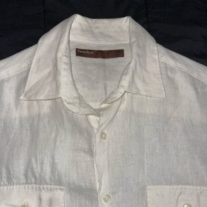 Perry Ellis casual guayabera styled button down